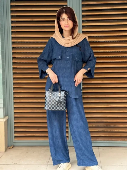 ست شومیز شلوار شرمین