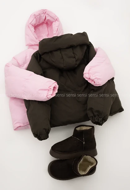 کاپشن پفی کلاه دارکد1004885