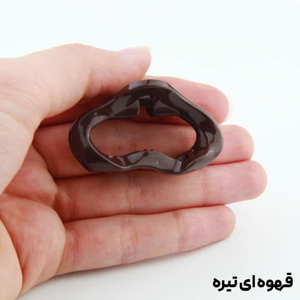 کلیپس دخترانه مدل منحنی کوچک دو رنگ