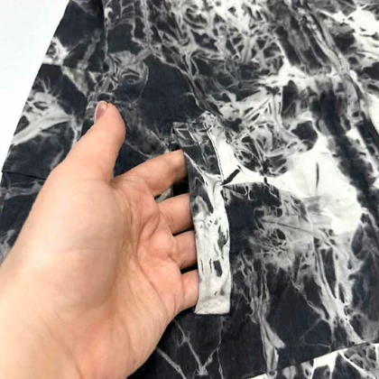 کت زیپ‌دار ابرو بادی سفید مشکی