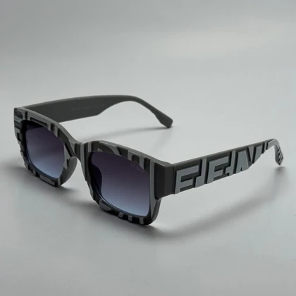 عینک آفتابی فندی FENDI طوسی کد 23087 - کیفیت مستر - لیمیتد ادیشن