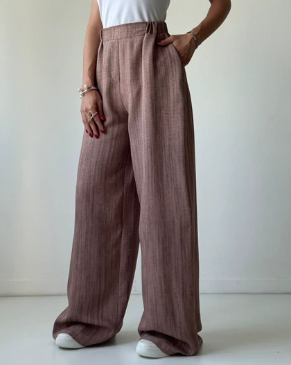 شلوار راه راه آبرنگی کد 200247