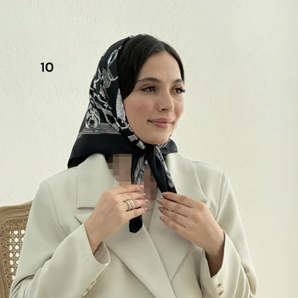 مینی اسکارف زنانه طرح زنجیری | آی بولک