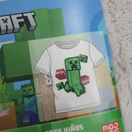 تیشرت پسرانه ماینکرفت کد Z-GD434
