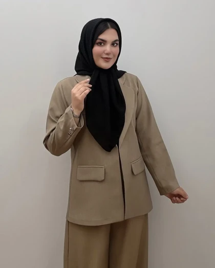 روسری مشکی نگین‌دار (ویژه محرم)