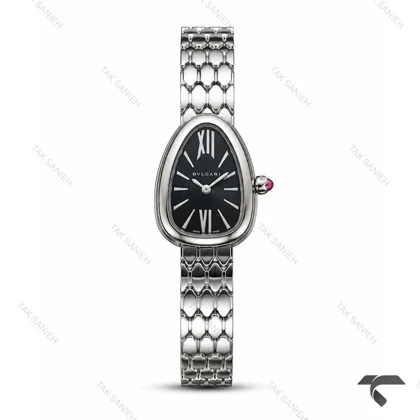 ساعت بولگاری Serpenti زنانه سیلور صفحه مشکی Bvlgari-10622-L