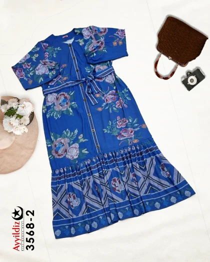پیراهن مجلسی زنانه سایز بزرگ کد 3568