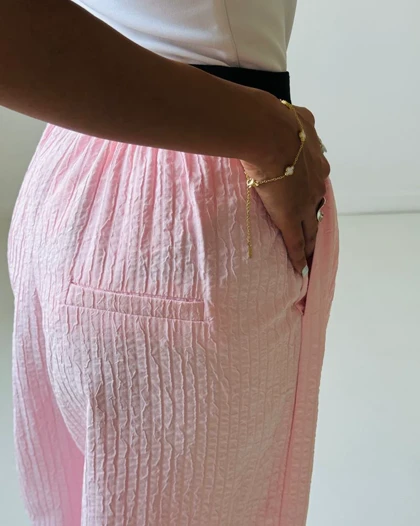 شلوار کمر کش کد 200239