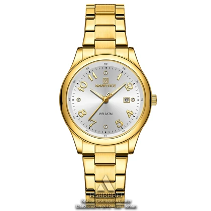 ساعت طلایی نیوی فورس Naviforce NF5059GW