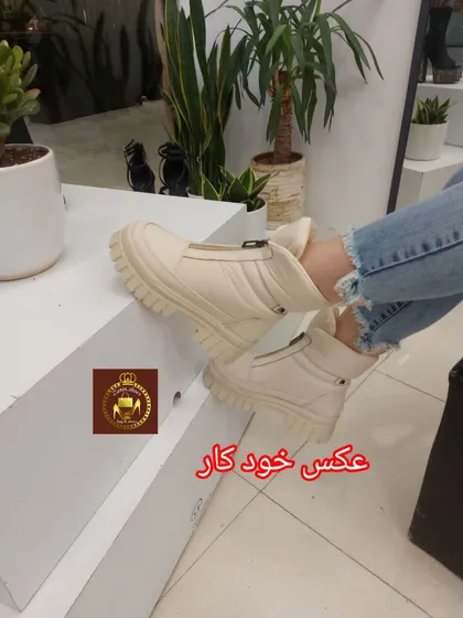 نیم بوت کاپشنی زنانه لژدار miu miu