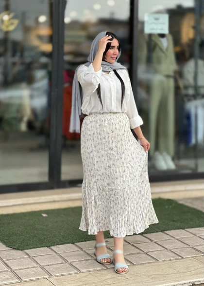 دامن پینترستی آسترکشی شده وارداتی کد 818