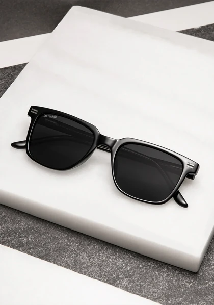 عینک آفتابی دی فرانکلین مدل D.franklin Ultra Light SQ Low Black / Black