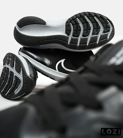 کفش کتانی مردانه مشکی طوسی NIKE AIR zoomx