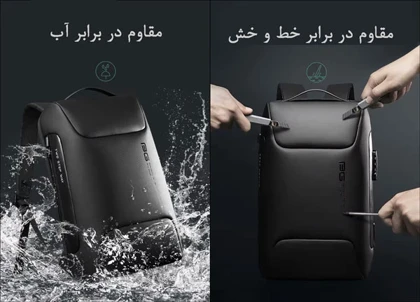 کیف کوله پشتی لپ تاپ 15.6 اینچی اورجینال بنج BANGE 7216
