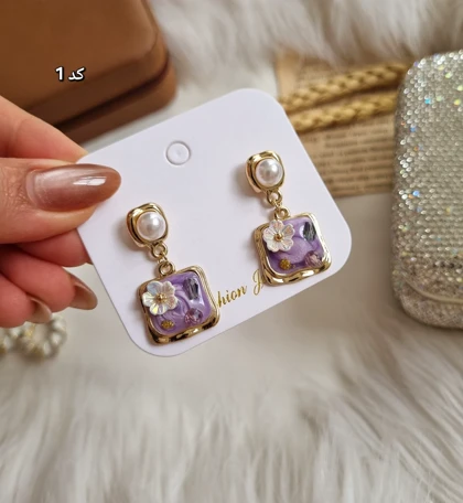 گوشواره میناکاری G31