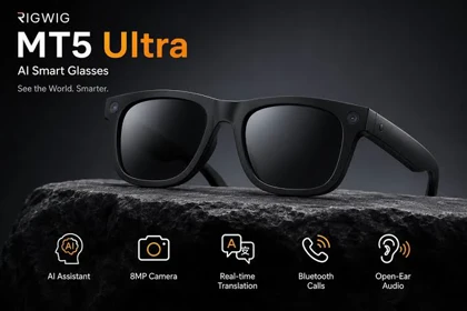عینک هوشمند MT5 ULTRA با دوربین 8 مگاپیکسلی و قابلیت هوش مصنوعی