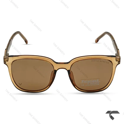 عینک آفتابی جنتل مانستر RE2587-5 پلاریزه عسلی GentleMonster-10154-U