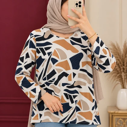 بلوز تریکو ریز بافت کشی کد 6086