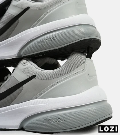 کفش کتانی بزرگ پا طوسی مشکی NIKE zoom