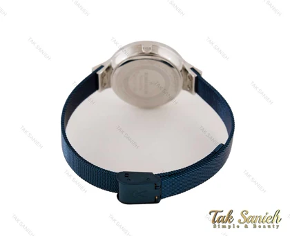 ساعت زنانه رومانسون بند حصیری سیلور سرمه ای Romanson-3784-L