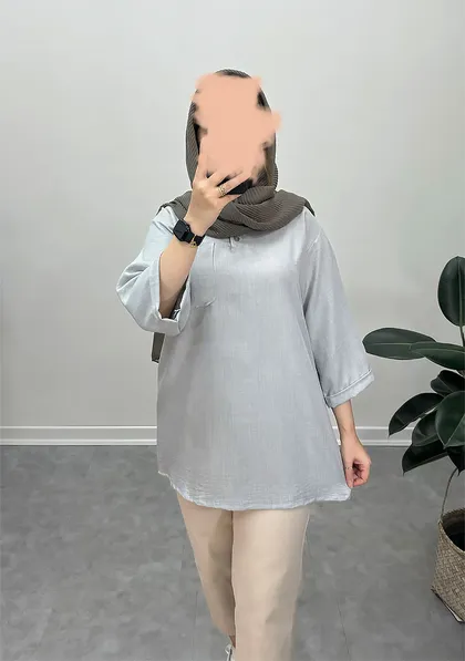 مانتو جلو بسته ساناز