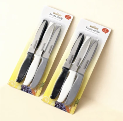 کارد دسته رنگی 6 عددی