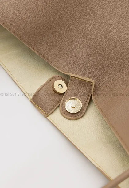 کیف چرم مغزی دوزی تک دسته کد1004693