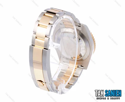 ساعت رولکس مردانه ساب مارینر دورنگ طلایی آبی کوارتز Rolex-2532-G