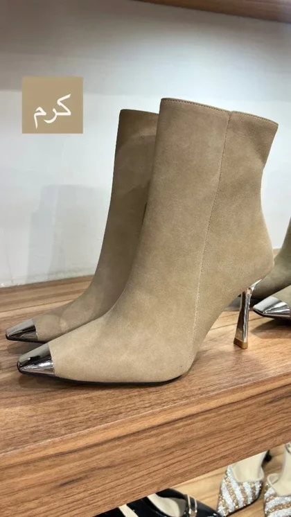 686 - نیم بوت 4گوش پاشنه خارجی 686