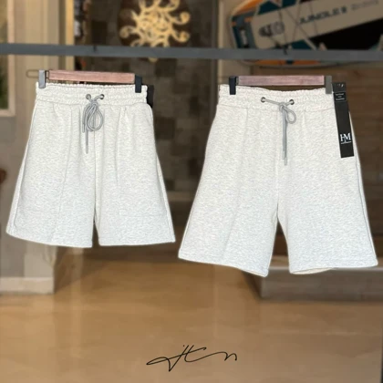 شلوارک سفید ملانژ