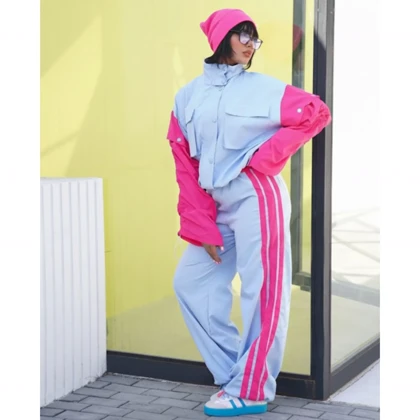 ست دخترانه طرح دار سویشرت شلوار