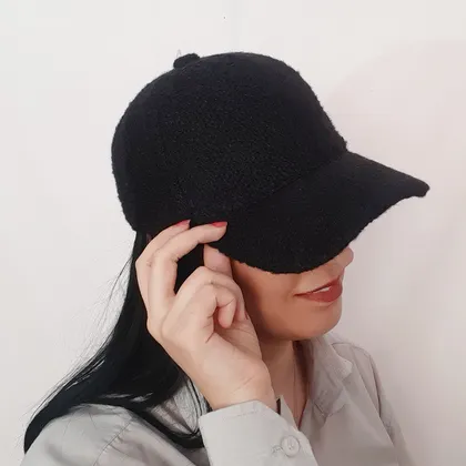 کلاه کپ مشکی مدل تدی
