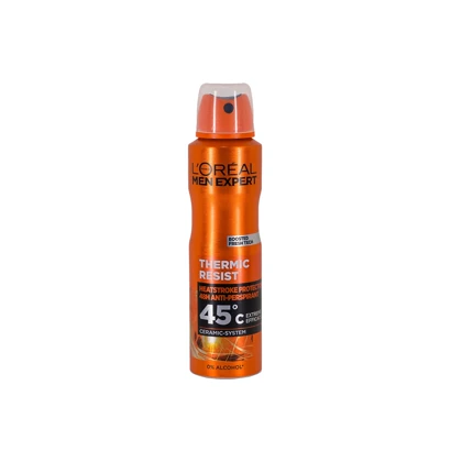 اسپری ضدتعریق مردانه لورآل من اکسپرت مدل ترمیک رزیست (مقاوم در برابر حرارت) Loreal thermic resist