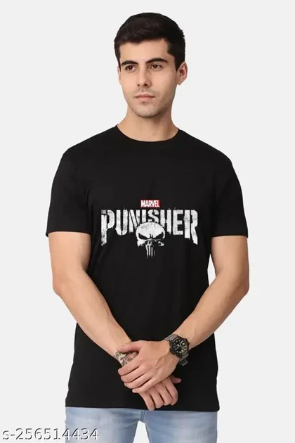 تیشرت طرح مارول پانیشر | Marvel Punisher design t-shirt کد 259211
