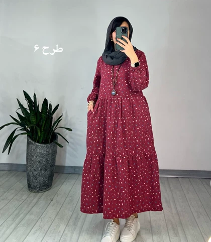 پیراهن لینن نرمینه