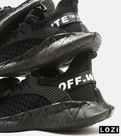 کفش کتانی مردانه مشکی OFF WHITE