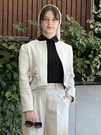 کت لینن حصیری