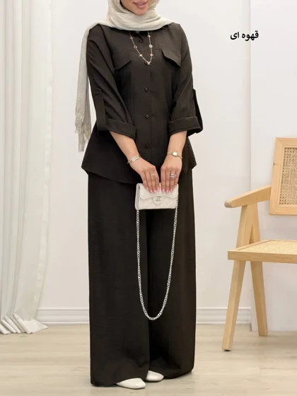 4525-شومیز وشلوار مکس