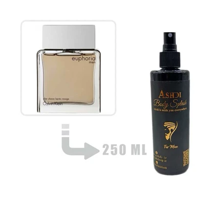 بادی اسپلش عطر ادکلن کالوین کلین ایفوریا مردانه (سی کی یوفوریا) 250 میل Calvin Klein Euphoria for Men 250ml