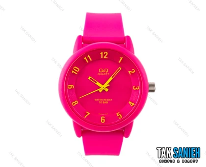 ساعت مچی عقربه ای زنانه مردانه کیو اند کیو مدل Q&amp;Q-2138-G-L