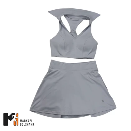 ست کراپ شورتک کاپ‌دار کدLQ-1047