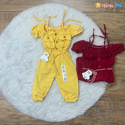 رامپر دخترانه نوزادی تا 2 سال