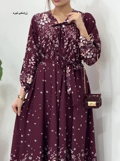 پیراهن بلند سوپر کلوش مهتاب کد 5930