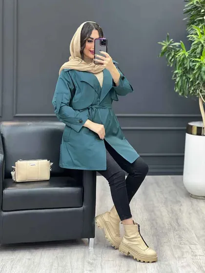بارانی کوتاه بغل پاگن