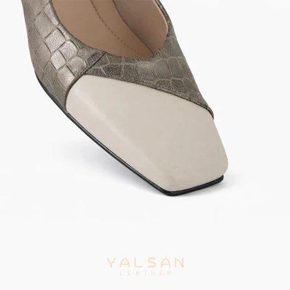 کفش پاشنه‌دار زنانه چرم یلسان مدل آنه لا کد 692-MNL