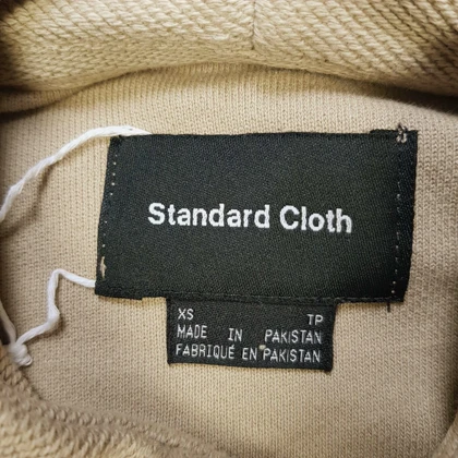 هودی قواره باکسی دورس پنج نخ از standard cloth کد 228