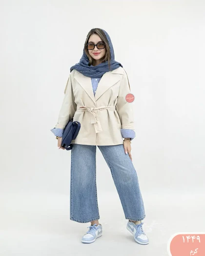 بارانی دودکمه ژیکان 1449