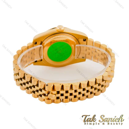 ساعت رولکس مردانه طلایی صفحه سفید Rolex-4450-G