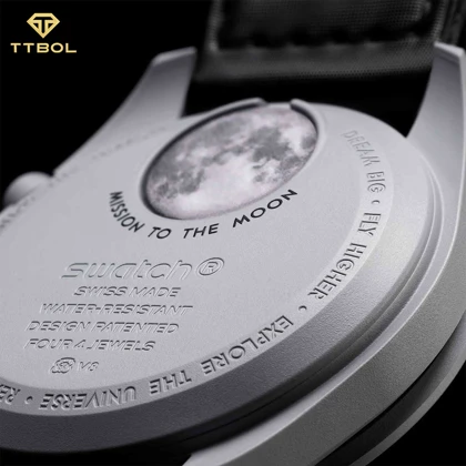 ساعت مچی امگا سواچ OMEGA SWATCH MISSION TO THE MOON SO33M100