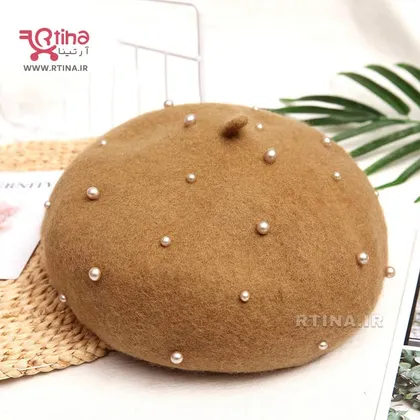 کلاه فرانسوی برت خارجی رنگ شتری